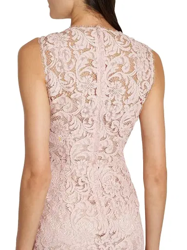 Dolce & Gabbana Women's Lace Sheath Midi-Dress - Rosa - Size 4 | Thumbnail 6 Dolce & Gabbana Women's Lace Sheath Midi-Dress - Rosa - Size 4 | Thumbnail 6