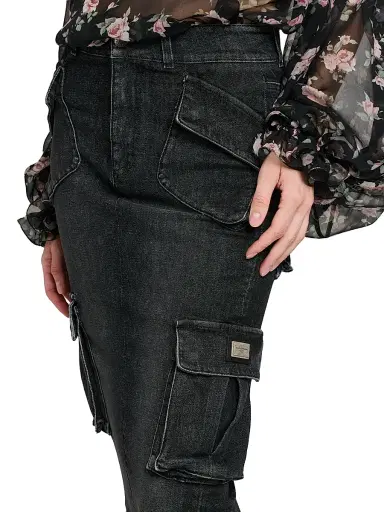 Dolce & Gabbana Women's Denim Cargo Midi-Skirt - Variante Abbinata - Size 12 | Thumbnail 6