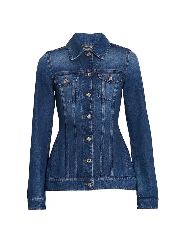 Dolce & Gabbana Women's Blouson Denim Shirt - Variante Abbinata