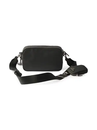 Prada Women's Re-Nylon Mini Shoulder Bag - Grey | Thumbnail 5