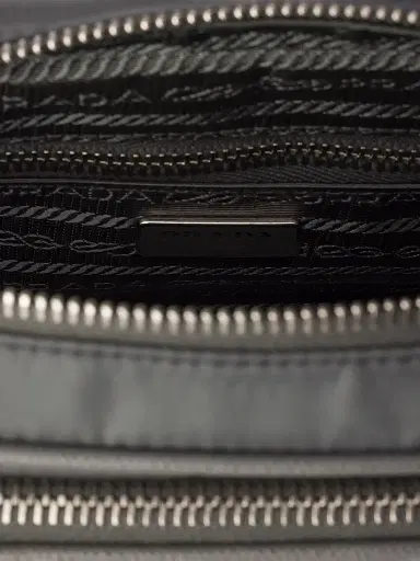 Prada Women's Re-Nylon Mini Shoulder Bag - Grey | Thumbnail 8