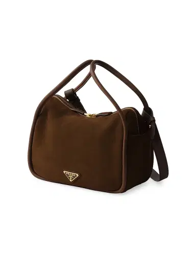 Prada Women's Darling Suede Top Handle Bag | Thumbnail 2 Prada Women's Darling Suede Top Handle Bag | Thumbnail 2