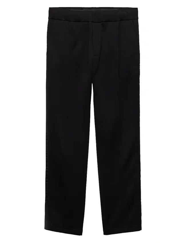 Men's Cotton Fleece Pants with Re-Nylon Details - Black