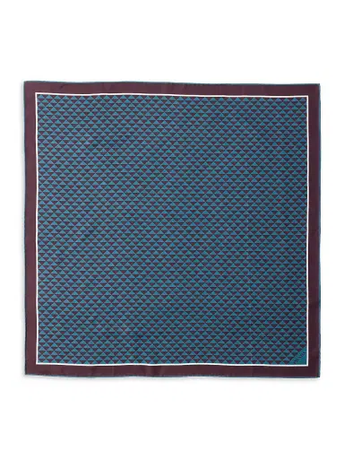 Prada Men's Printed Silk Twill Scarf | Thumbnail 2