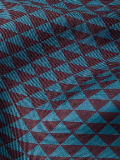 Prada Men's Printed Silk Twill Scarf | Thumbnail 3