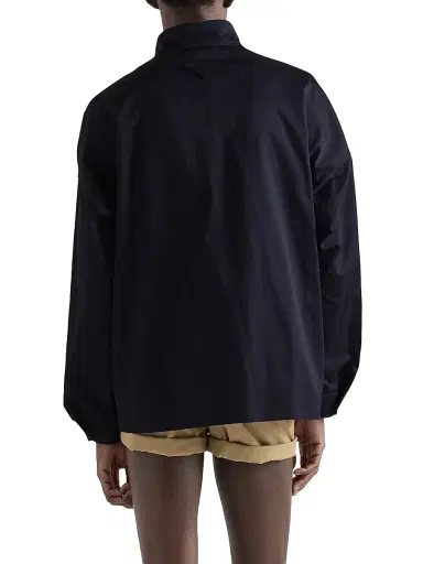 Prada Men's Cotton Blouson Jacket - Blue | Thumbnail 3 Prada Men's Cotton Blouson Jacket - Blue | Thumbnail 3