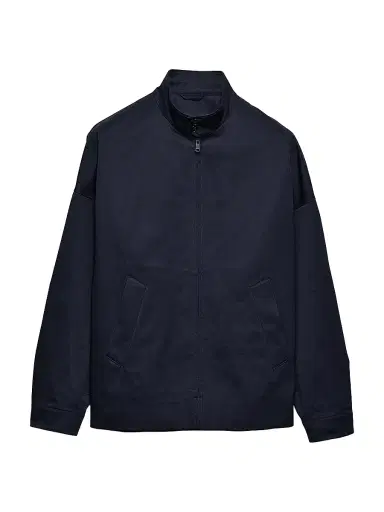 Prada Men's Cotton Blouson Jacket - Blue | Thumbnail 1 Prada Men's Cotton Blouson Jacket - Blue | Thumbnail 1