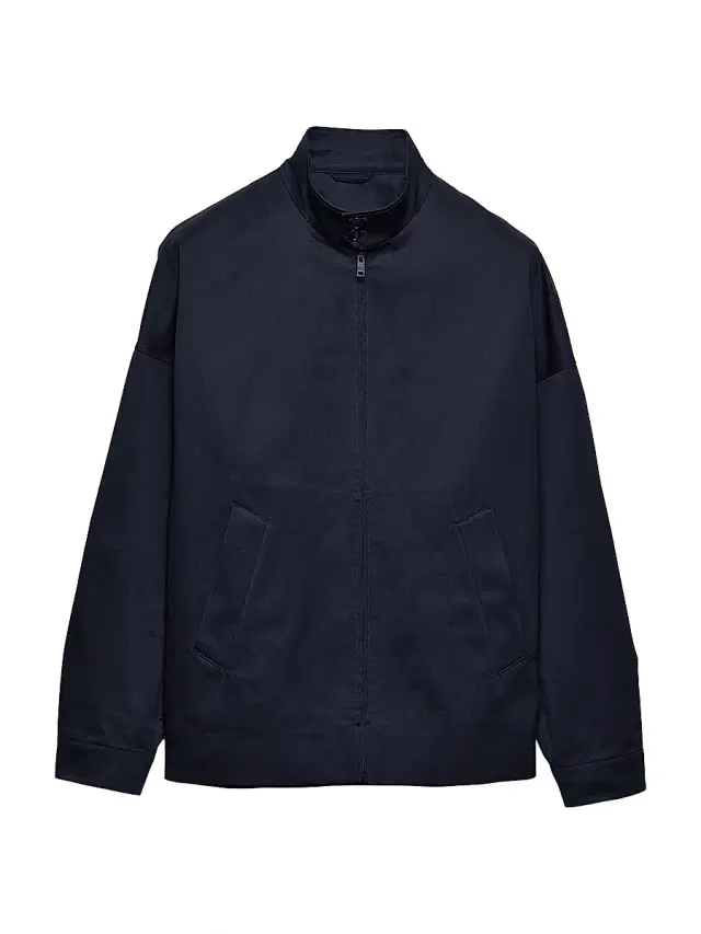 Men's Cotton Blouson Jacket - Blue