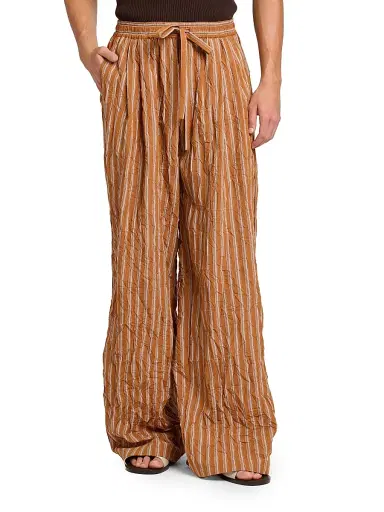 Dolce & Gabbana Men's Striped Drawstring Pants - Rigato - Size 42 | Thumbnail 3