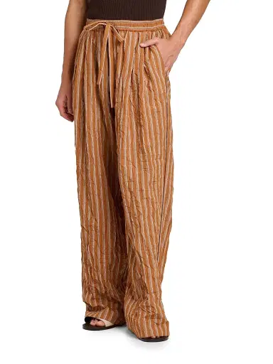 Dolce & Gabbana Men's Striped Drawstring Pants - Rigato - Size 42 | Thumbnail 4