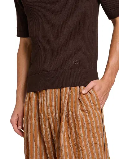 Dolce & Gabbana Men's Striped Drawstring Pants - Rigato - Size 42 | Thumbnail 6