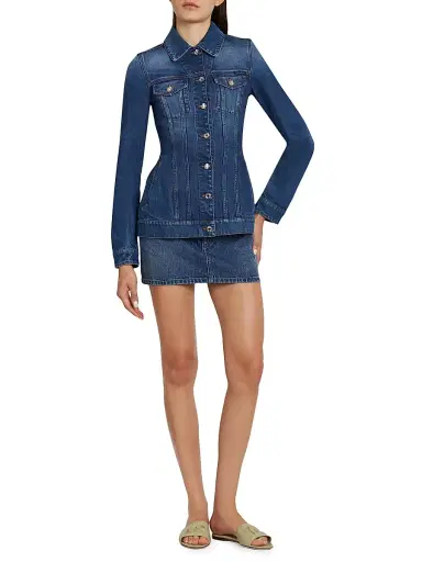 Dolce & Gabbana Women's Denim Miniskirt - Variante Abbinata - Size 12 | Thumbnail 2