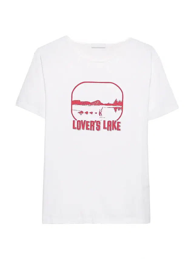Men's Printed Cotton T-Shirt - White