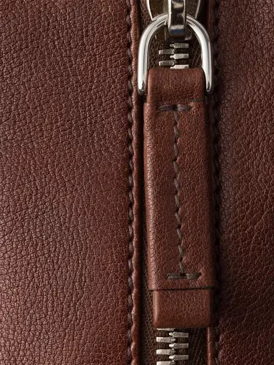 Prada Women's Washed Leather Top-Handle Bag - Brown | Thumbnail 8