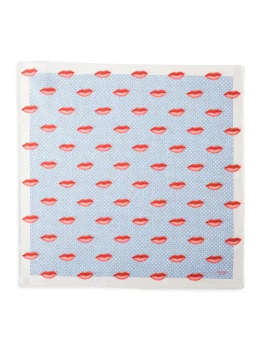 Prada Women's Printed Silk Twill Scarf | Thumbnail 2 Prada Women's Printed Silk Twill Scarf | Thumbnail 2