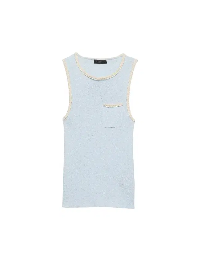 Men's Cotton Blend Tank Top - Blue
