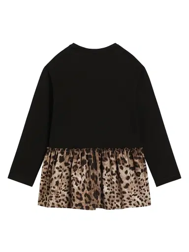 Dolce & Gabbana Little Girl's & Girl's Leopard-Print Cotton Dress - Variante Abbinata - Size 14 | Thumbnail 2 Dolce & Gabbana Little Girl's & Girl's Leopard-Print Cotton Dress - Variante Abbinata - Size 14 | Thumbnail 2