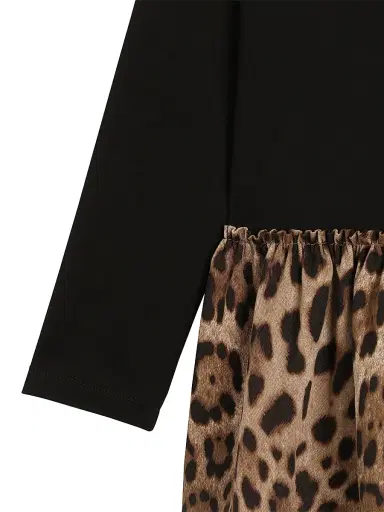 Dolce & Gabbana Little Girl's & Girl's Leopard-Print Cotton Dress - Variante Abbinata - Size 14 | Thumbnail 4 Dolce & Gabbana Little Girl's & Girl's Leopard-Print Cotton Dress - Variante Abbinata - Size 14 | Thumbnail 4