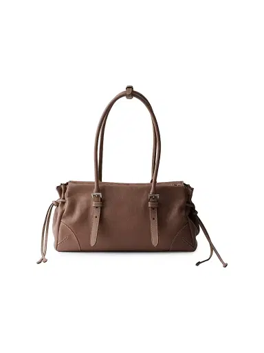 Prada Women's Antiqued Leather Shoulder Bag - Brown | Thumbnail 5 Prada Women's Antiqued Leather Shoulder Bag - Brown | Thumbnail 5