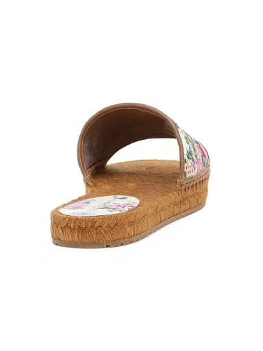 Dolce & Gabbana Women's Floral Espadrille Slides - Bianco Multicolor - Size 11 Sandals | Thumbnail 3 Dolce & Gabbana Women's Floral Espadrille Slides - Bianco Multicolor - Size 11 Sandals | Thumbnail 3