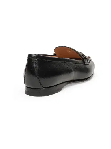 Santoni Women's Leather Bit Loafers - Black - Size 7 | Thumbnail 3 Santoni Women's Leather Bit Loafers - Black - Size 7 | Thumbnail 3