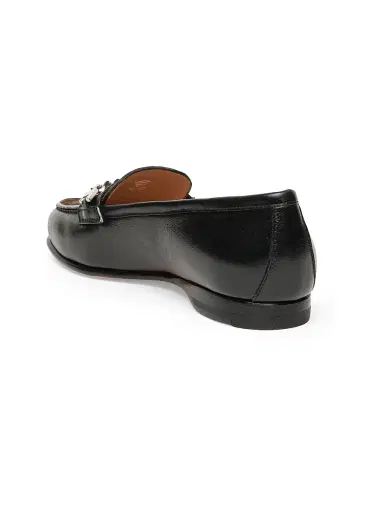 Santoni Women's Leather Bit Loafers - Black - Size 7 | Thumbnail 8 Santoni Women's Leather Bit Loafers - Black - Size 7 | Thumbnail 8