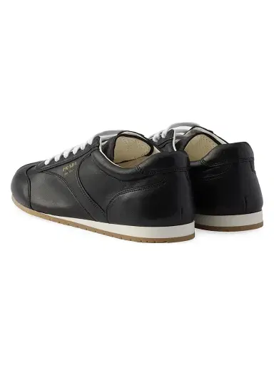 Prada Women's Nappa Leather Sneakers - Black - Size 5 | Thumbnail 3 Prada Women's Nappa Leather Sneakers - Black - Size 5 | Thumbnail 3