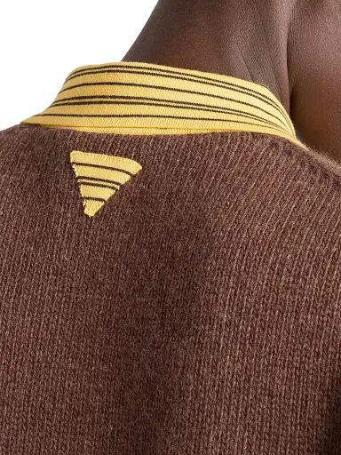 Prada Women's Cashmere Cardigan - Brown - Size 8 | Thumbnail 6