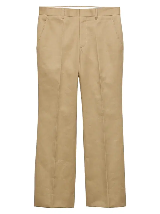 Men's Cotton Pants - Beige Khaki
