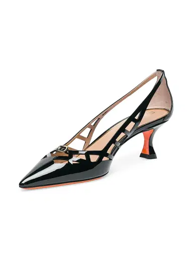 Santoni Women's 55MM Cut-Out Patent Leather Pumps | Thumbnail 5 Santoni Women's 55MM Cut-Out Patent Leather Pumps | Thumbnail 5