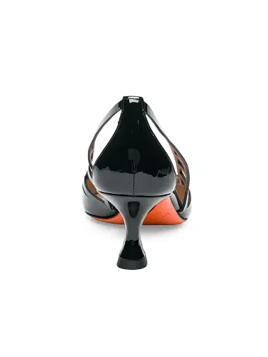 Santoni Women's 55MM Cut-Out Patent Leather Pumps | Thumbnail 8 Santoni Women's 55MM Cut-Out Patent Leather Pumps | Thumbnail 8