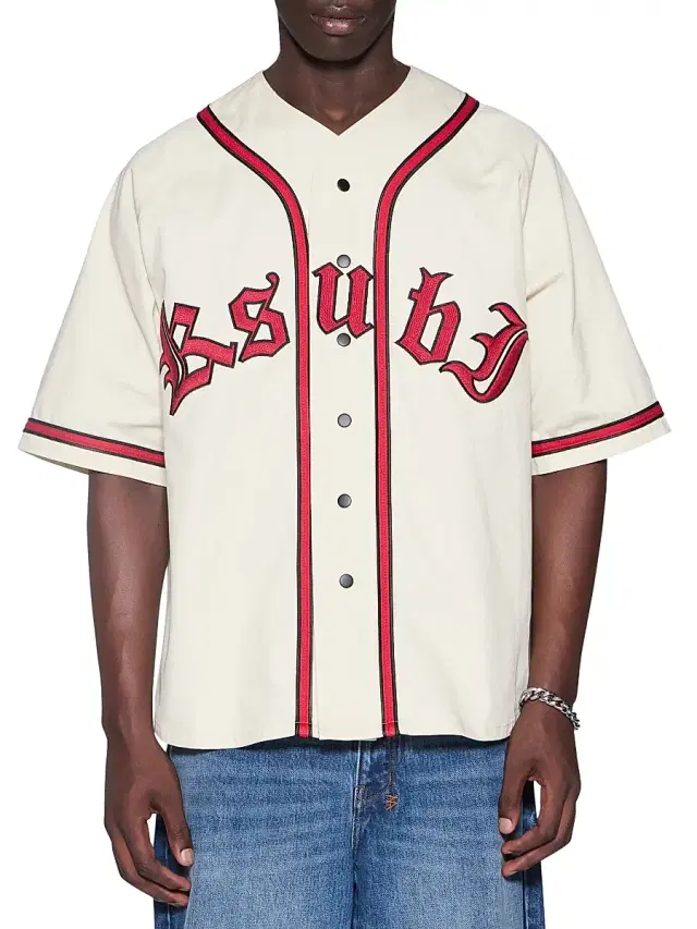 Men's Future Memory Kball Baseball Jersey - Natural