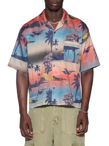 Ksubi Men's Future Memory Mauna Loa Diner Shirt | Thumbnail 1 Ksubi Men's Future Memory Mauna Loa Diner Shirt | Thumbnail 1