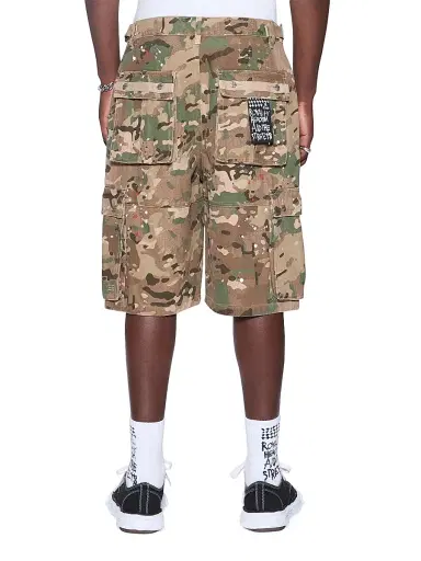 Ksubi Men's Future Memory Maxx Traper Cargo Shorts - Green | Thumbnail 3 Ksubi Men's Future Memory Maxx Traper Cargo Shorts - Green | Thumbnail 3