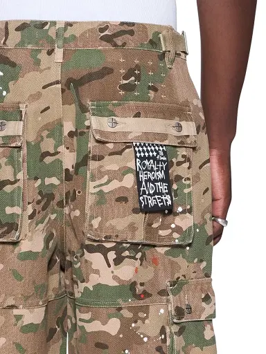 Ksubi Men's Future Memory Maxx Traper Cargo Shorts - Green | Thumbnail 4 Ksubi Men's Future Memory Maxx Traper Cargo Shorts - Green | Thumbnail 4