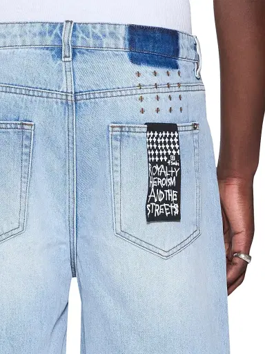 Ksubi Men's Future Memory Anti K Denim Shorts - Denim - Size 33 | Thumbnail 4 Ksubi Men's Future Memory Anti K Denim Shorts - Denim - Size 33 | Thumbnail 4