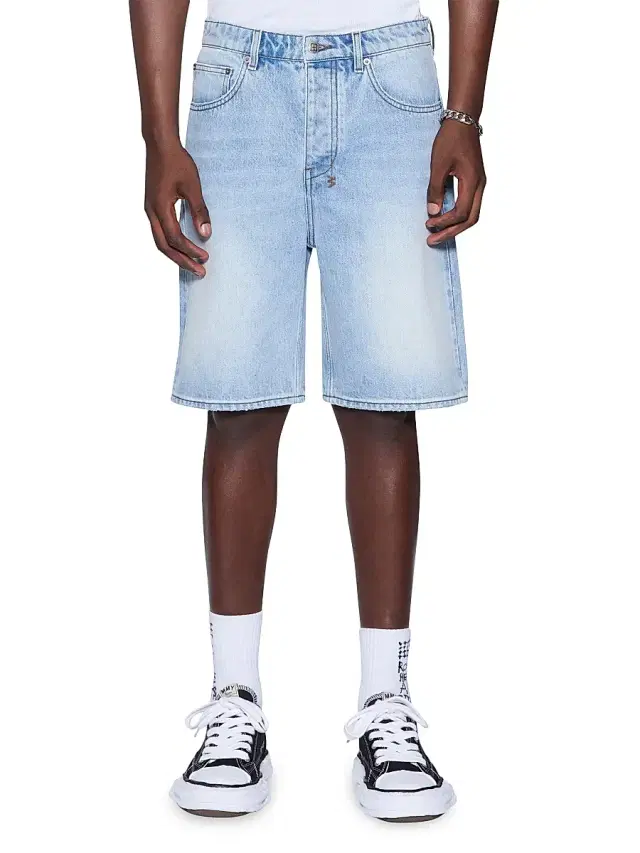 Men's Future Memory Anti K Denim Shorts - Denim