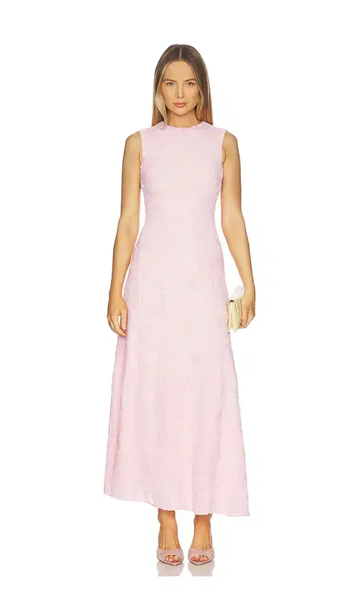 ROTATE Mesh Maxi Dress