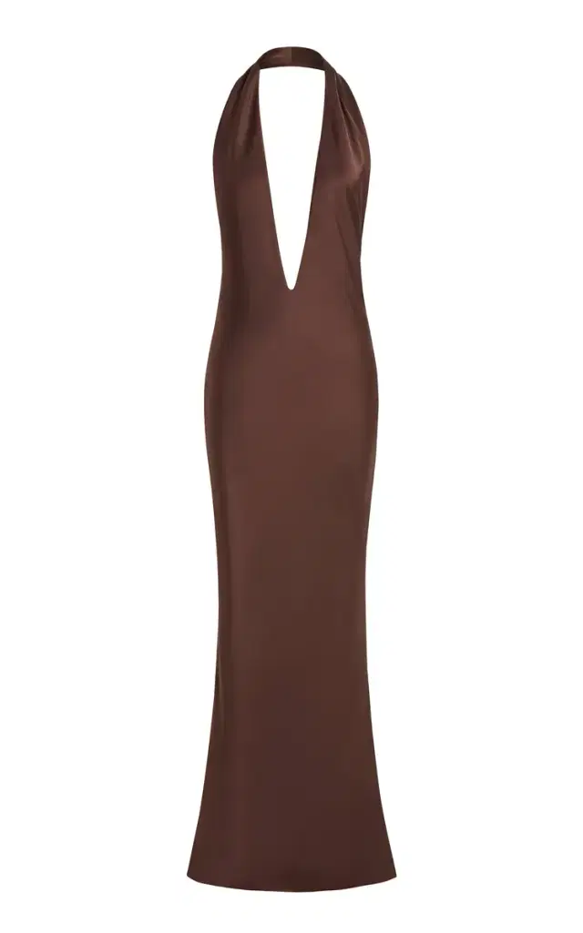 16Arlington Maren Bias-Cut Satin Gown