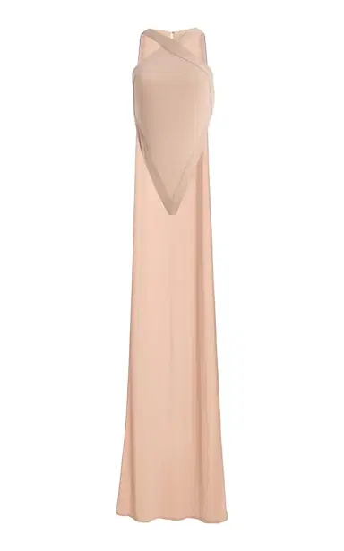 The New Arrivals Ilkyaz Ozel Exclusive Yoko Jersey Cape Bodysuit | Thumbnail 1