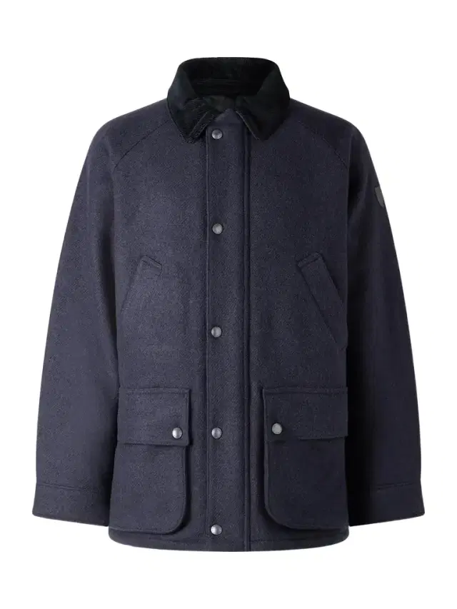 Logo-Appliquéd Cotton Corduroy-Trimmed Wool-Twill Jacket - Men