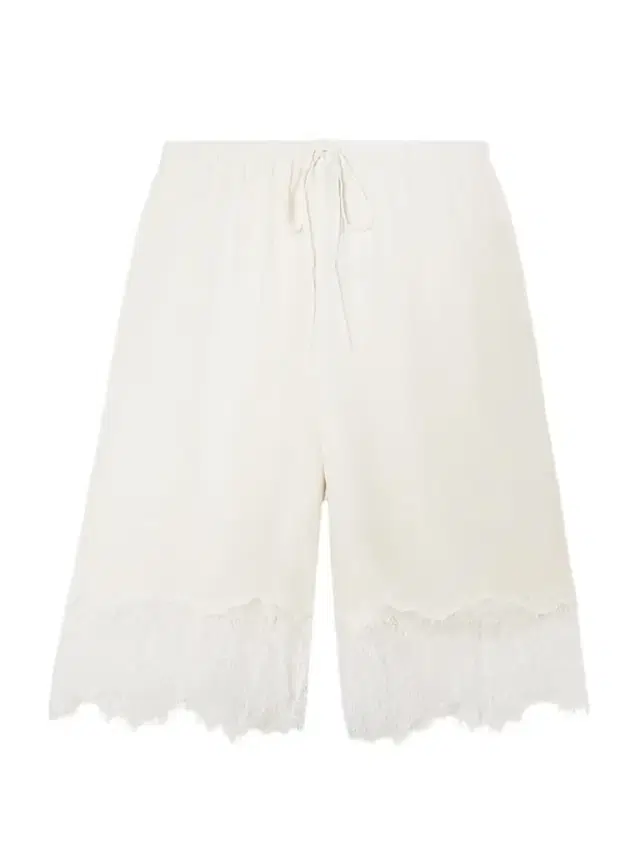 Verano Lace-trimmed Silk Shorts