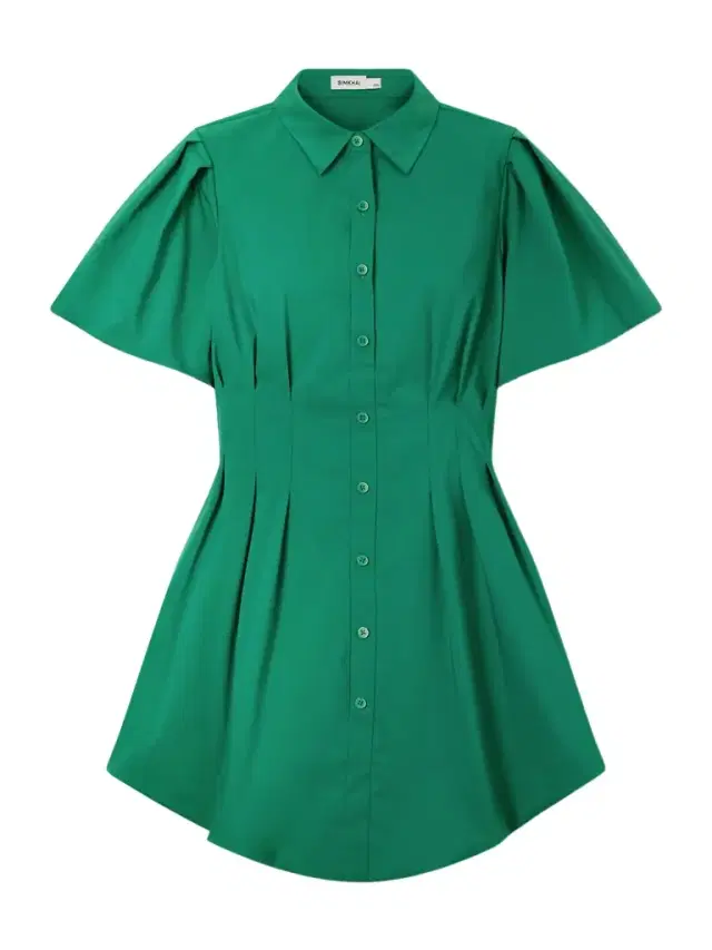 Cleo Pleated Cotton-blend Poplin Mini Dress