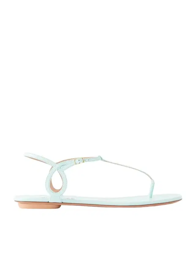 Almost Bare Leather Sandals