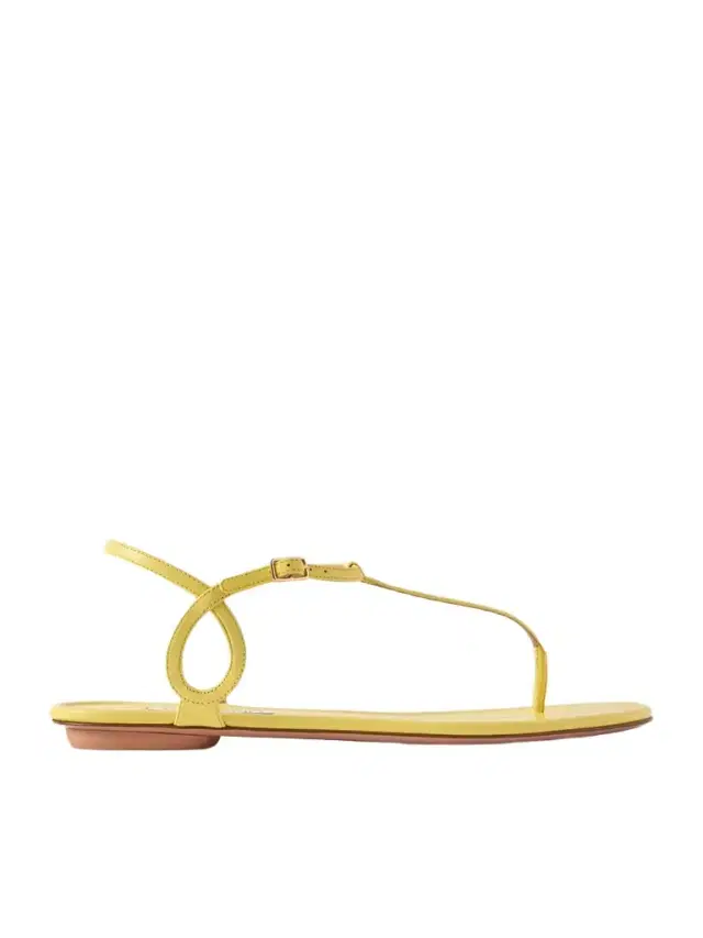 Almost Bare Leather Sandals