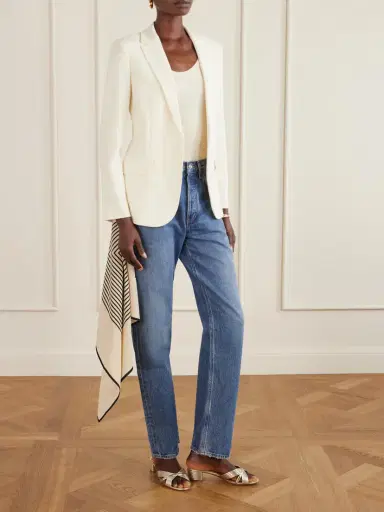 Aquazzura Sundance 35 Metallic Leather Mules | Thumbnail 4