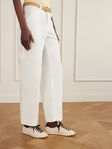 Jacquemus Les Tennis Leather-trimmed Canvas Sneakers | Thumbnail 2 Jacquemus Les Tennis Leather-trimmed Canvas Sneakers | Thumbnail 2