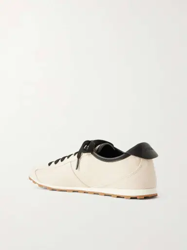 Jacquemus Les Tennis Leather-trimmed Canvas Sneakers | Thumbnail 3 Jacquemus Les Tennis Leather-trimmed Canvas Sneakers | Thumbnail 3
