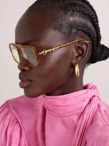 Gucci Eyewear Aviator-style Tortoiseshell Acetate Optical Glasses | Thumbnail 5 Gucci Eyewear Aviator-style Tortoiseshell Acetate Optical Glasses | Thumbnail 5