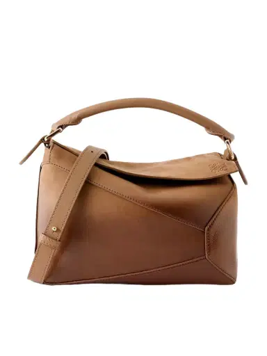 Loewe Puzzle Edge Small Patent-nubuck Shoulder Bag | Thumbnail 1 Loewe Puzzle Edge Small Patent-nubuck Shoulder Bag | Thumbnail 1